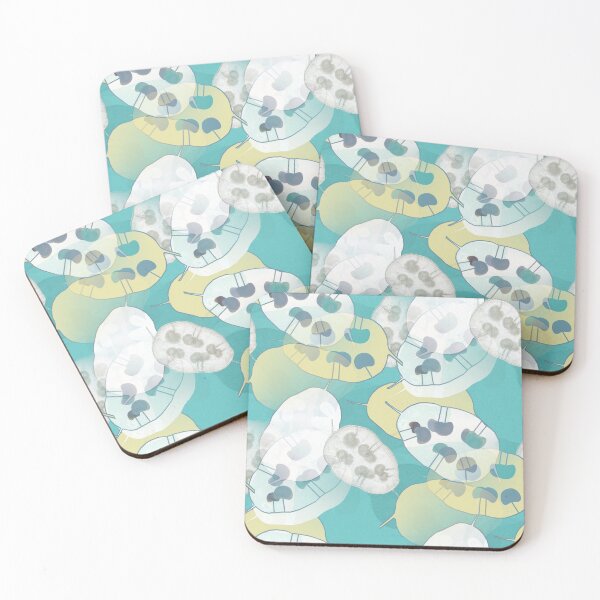 Item preview, Honesty Seedpods Botanical Repeat designed and sold by MarbleCloud.