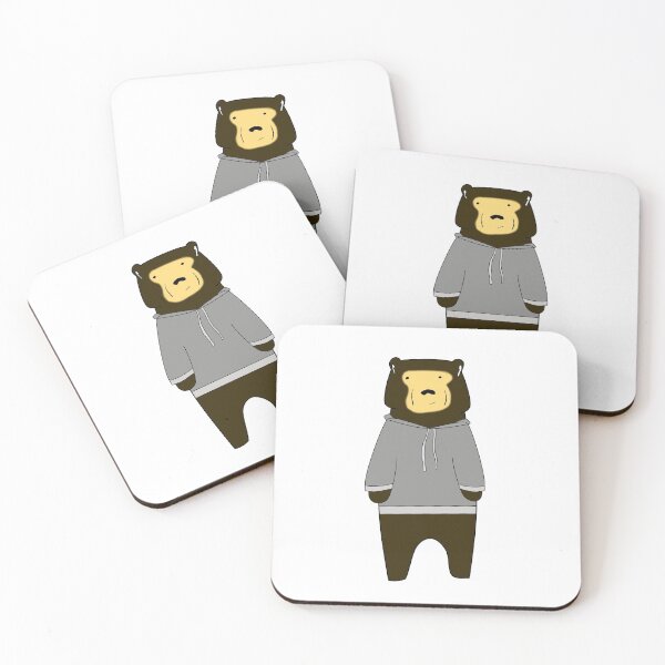 Item preview, Hoodie Bear grey designed and sold by Madelyn Davidson.