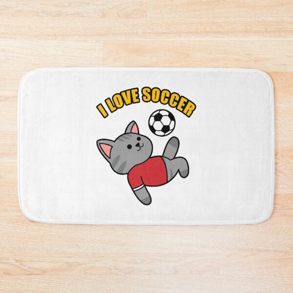 Item preview, I love soccer cat fallback designed and sold by nmdesigns1.