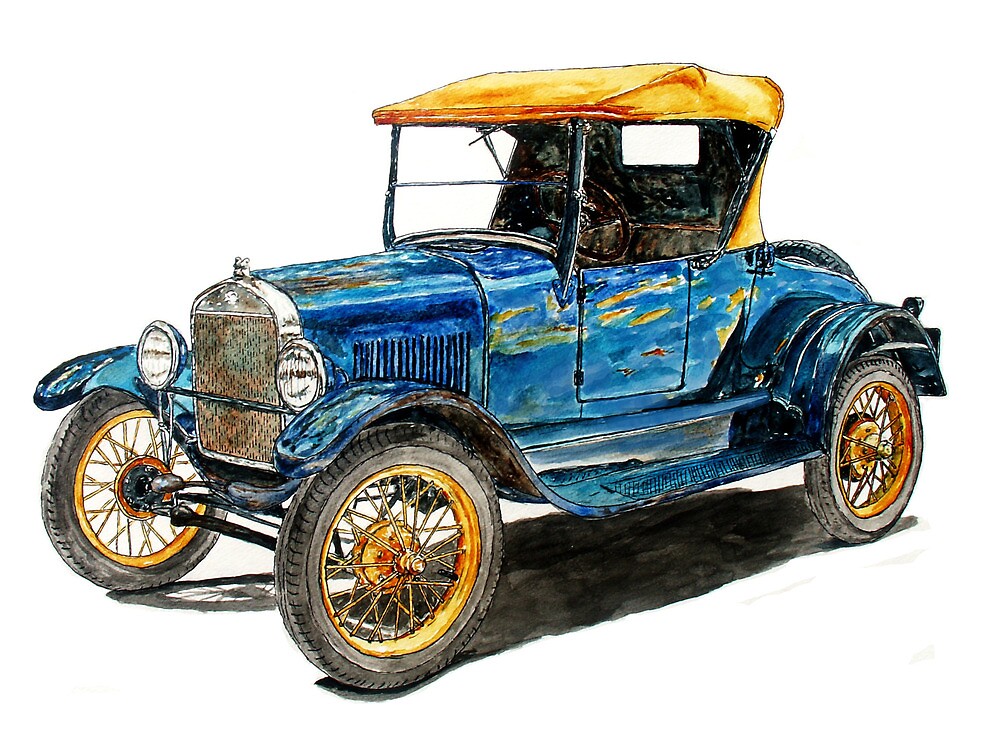 ford model t sketch