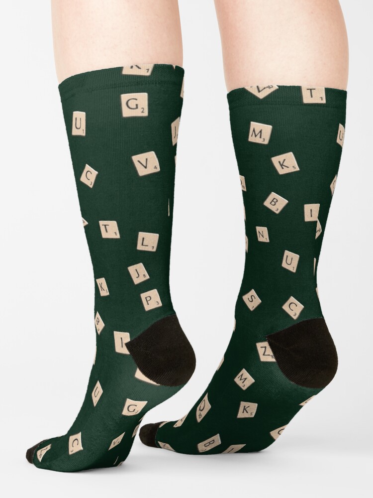 Alternate view of Scrabble Socks