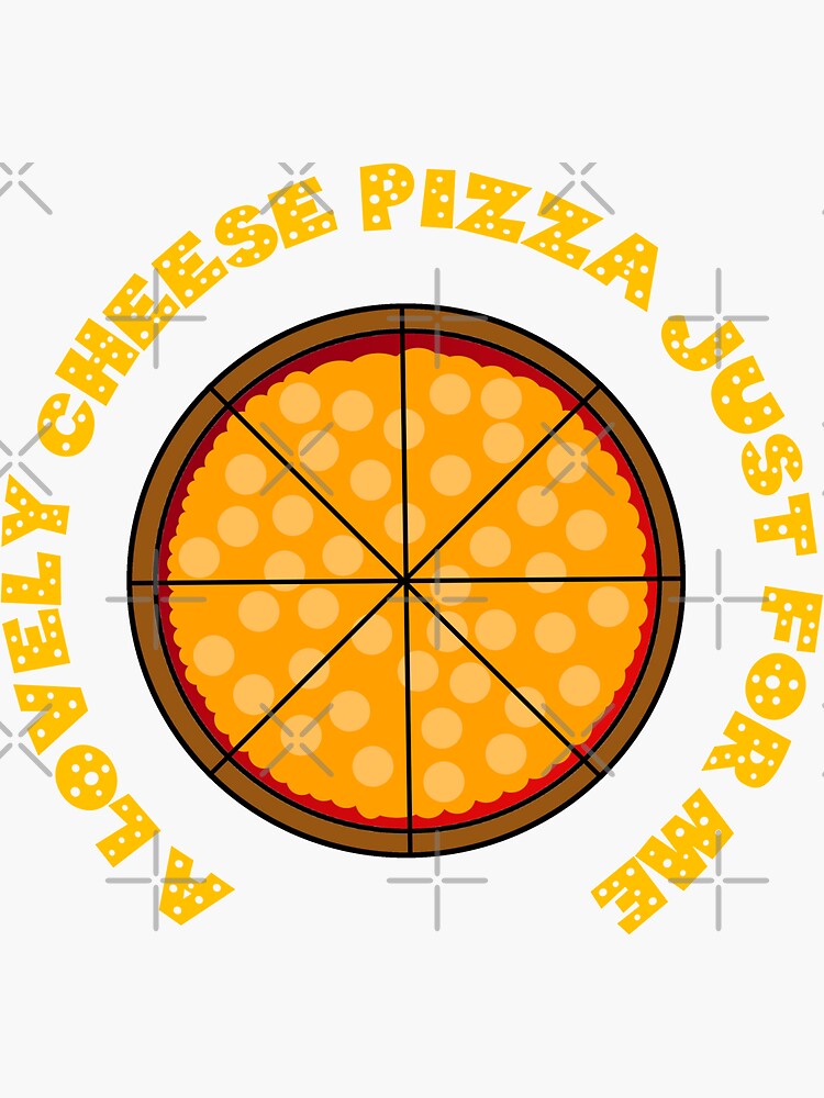 "Home Alone Cheese Pizza" Sticker for Sale by NerdTimeLucky Redbubble