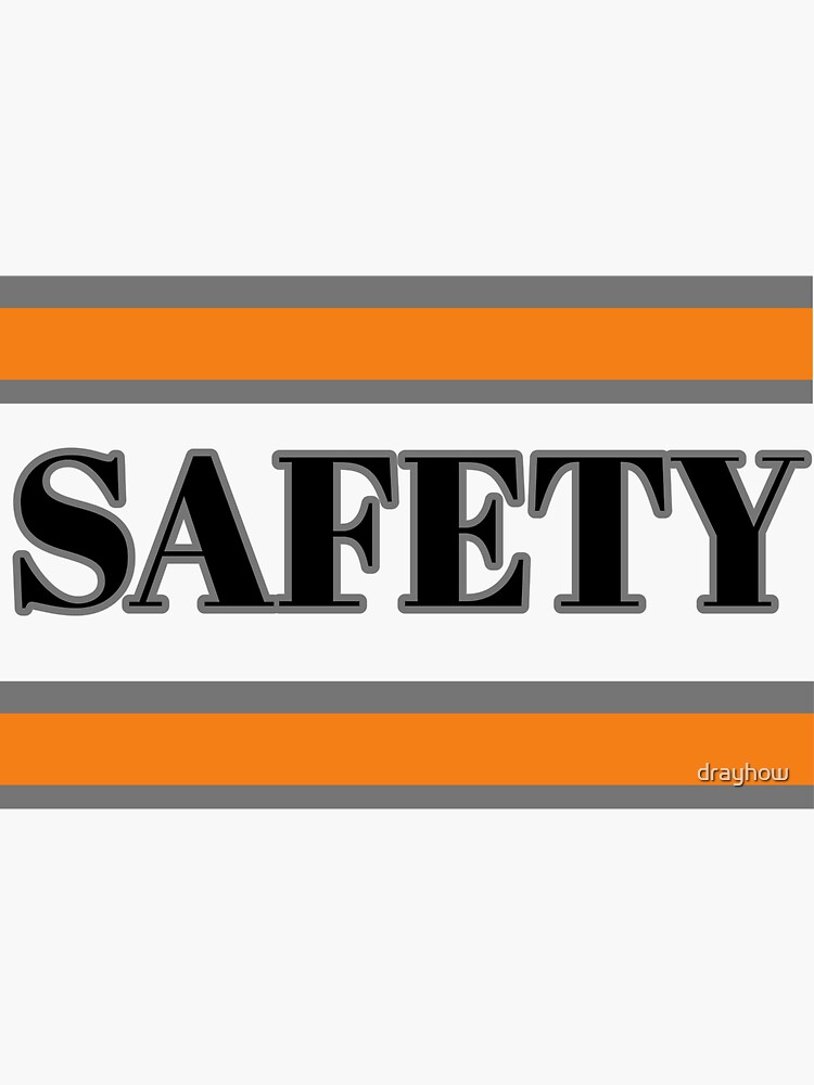"Safety is key" Sticker for Sale by drayhow Redbubble