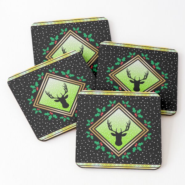 Item preview, Herne the Hunter - Snowy Night Fresco designed and sold by Hypnogoria.