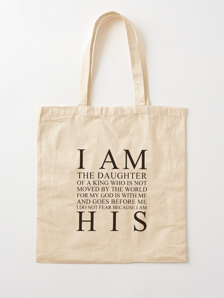 Daughter Of a King Tote Bag