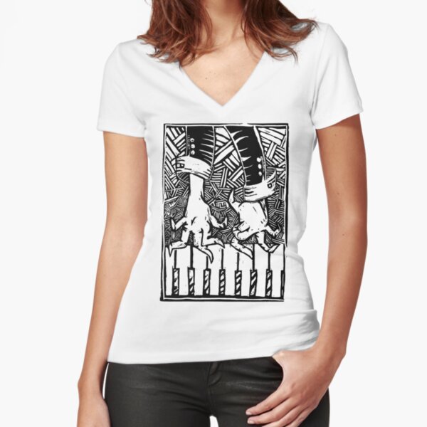 Fitted V-Neck T-Shirt