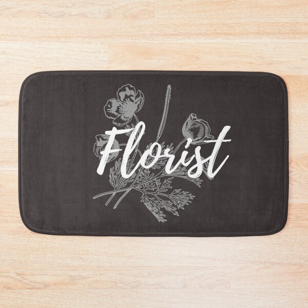 Item preview, Florist Flower Design with White Font   designed and sold by Queen City  Craftworks.