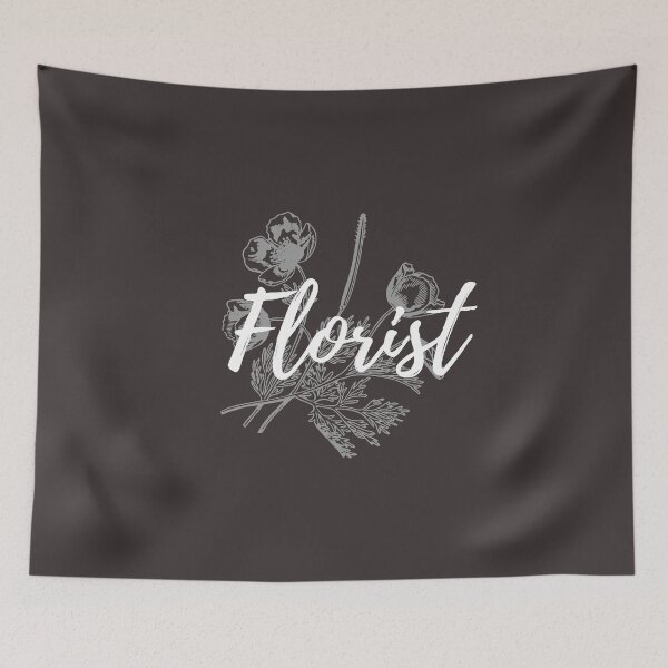 Item preview, Florist Flower Design with White Font   designed and sold by Queen City  Craftworks.