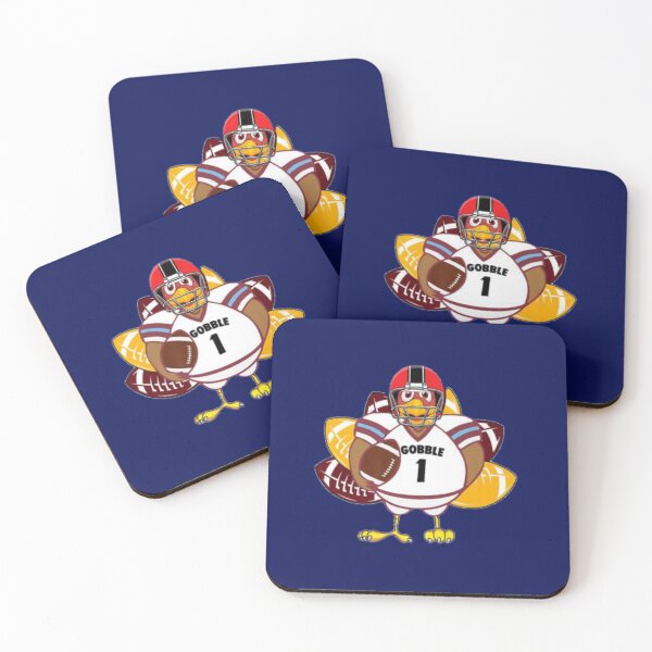 Item preview, Cool Thanksgiving Football - Gobble Player Turkey Gift designed and sold by amethystdesign.