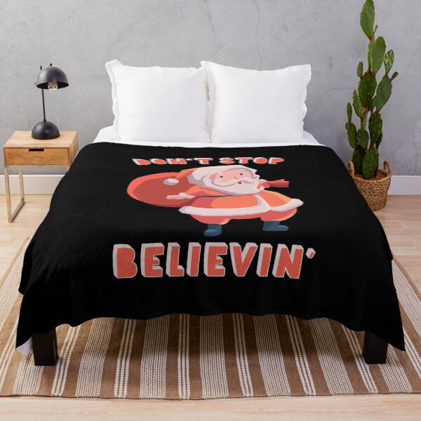 Item preview, Don't Stop Believin' - Santa Claus - Funny Christmas Shirt designed and sold by bkfdesigns.
