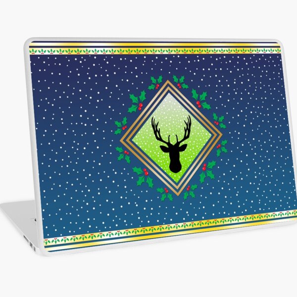 Herne the Hunter - Arctic Blue Fresco Laptop Skin