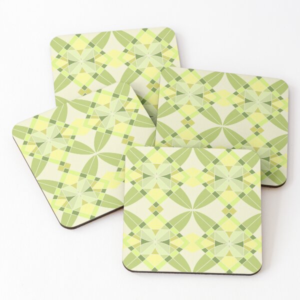 Item preview, Shades of Green Leaf Pattern designed and sold by artsybarncat.