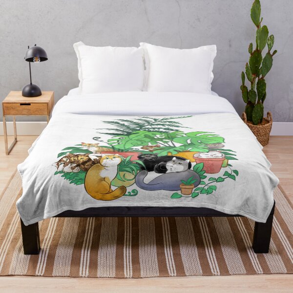 Item preview, Cats With House Plants designed and sold by aimeekitty.