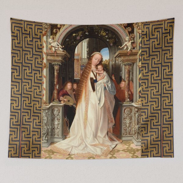 Item preview, Virgin with child and Music Making Angels by Quentin Metsys designed and sold by BulganLumini.