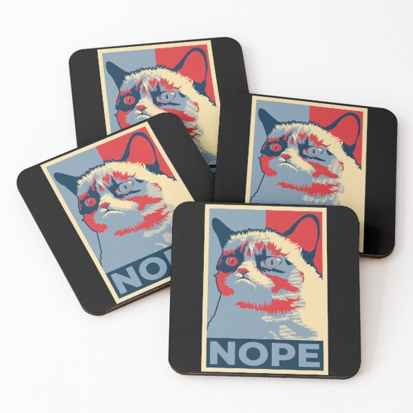 Item preview, Nope Cat Meme designed and sold by ShirtBricks.