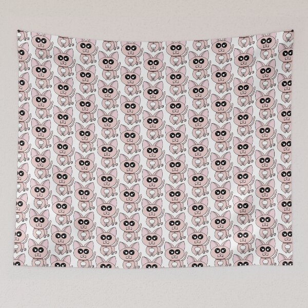 Item preview, Cute Pink Cat designed and sold by Yaad.