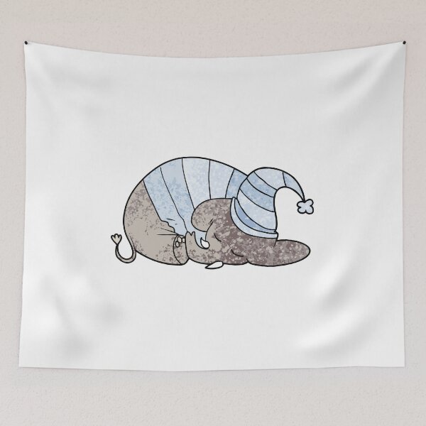 Item preview, Sleeping Elephant Pet Funny Happy Sarcastic Cute Inspirational Spiritual Animal Birthday Gift designed and sold by EpsilonEridani.