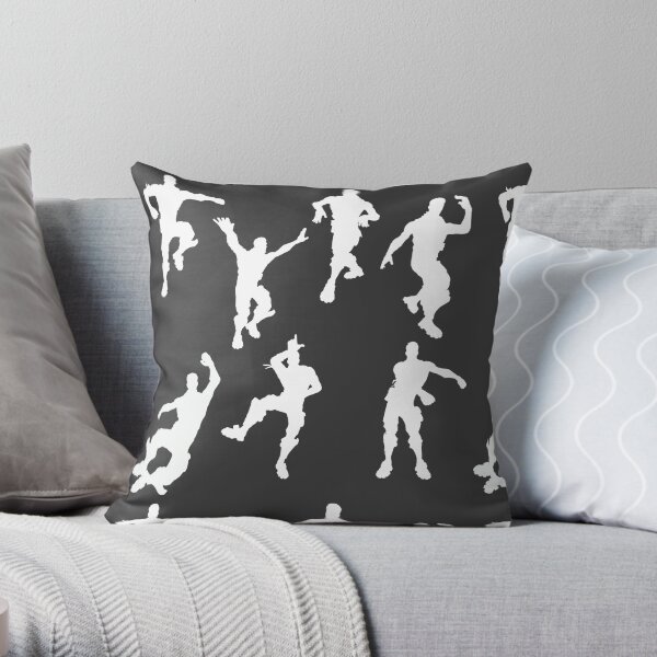 emotes Throw Pillow