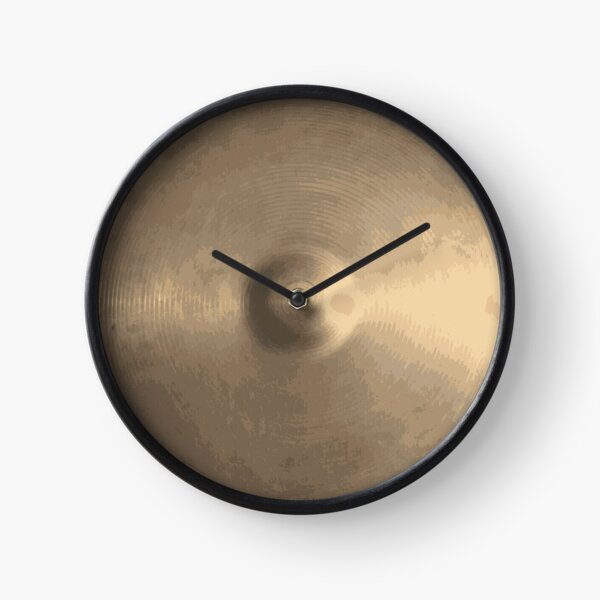 Cymbalholic Drummer Clock