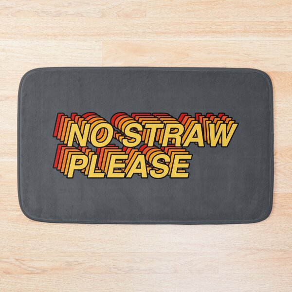 Item preview, No Straw Please - Yellow  designed and sold by MOREDANKMEMES.