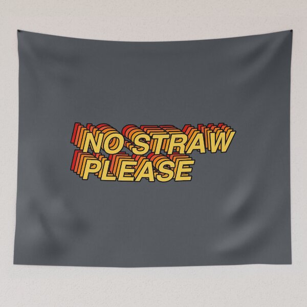Item preview, No Straw Please - Yellow  designed and sold by MOREDANKMEMES.