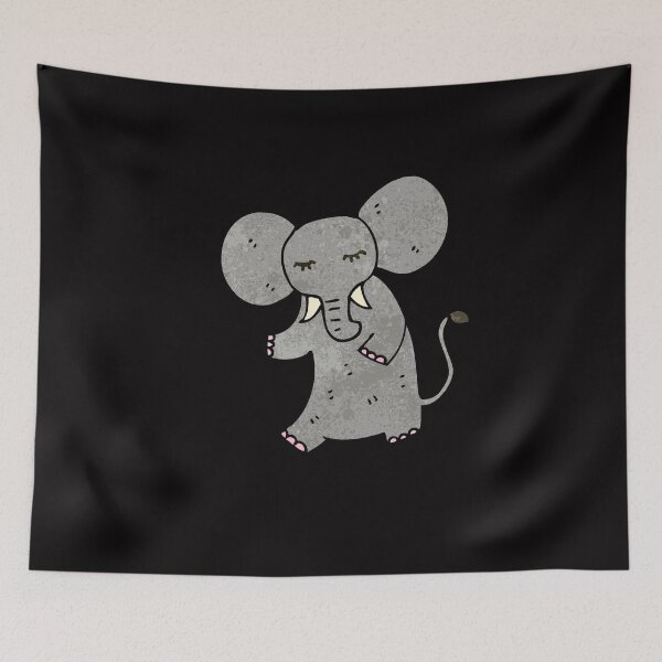 Item preview, Dreamy Elephant Grey Pet Funny Happy Sarcastic Cute Inspirational Spiritual Animal Birthday Gift designed and sold by EpsilonEridani.