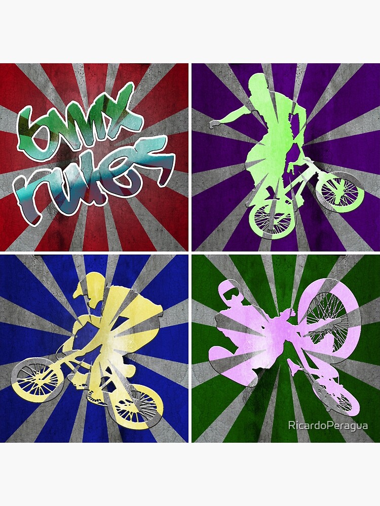 "BMX Rules" Poster by RicardoPeragua Redbubble