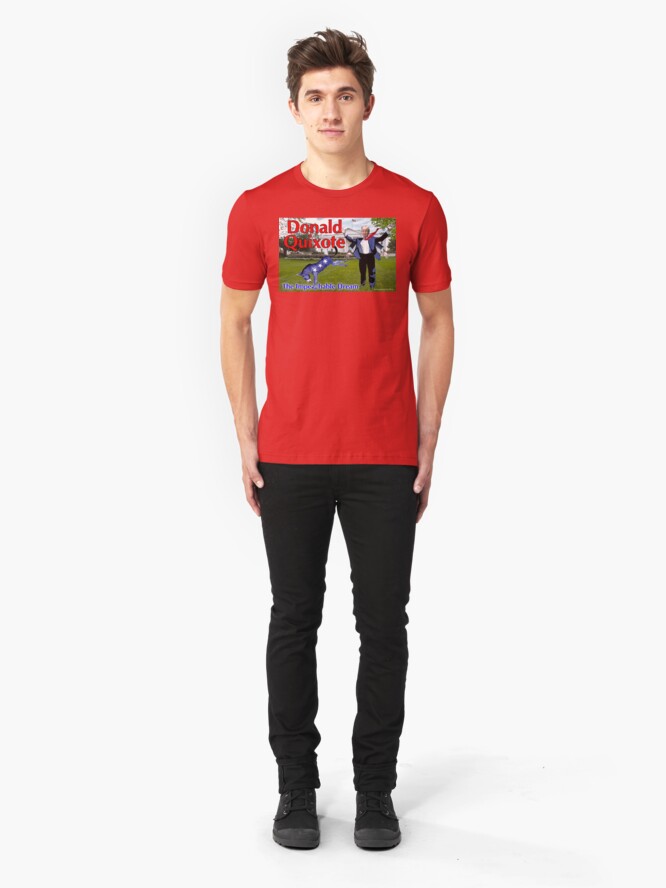 Alternate view of Donald Quixote: The Impeachable Dream Slim Fit T-Shirt
