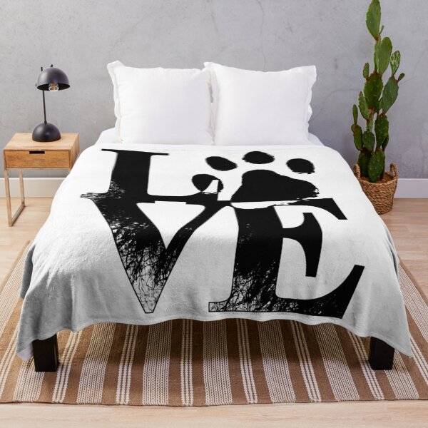 Item preview, Love in Dog Foot Steps Style - Christmas And Birthday Gift Ideas For Dog Lovers designed and sold by ASClothDesign.
