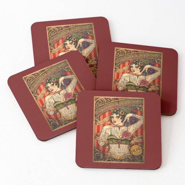 Item preview, CHAPEL TATTOO; Vintage Body Advertising Art designed and sold by posterbobs.
