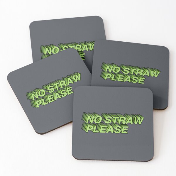 Item preview, No Straw Please - Green designed and sold by MOREDANKMEMES.