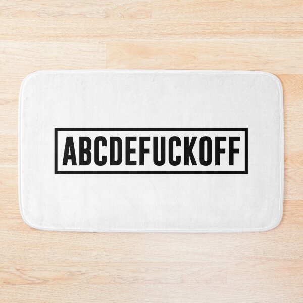 Item preview, ABCDEFUCKOFF designed and sold by TheArtism.