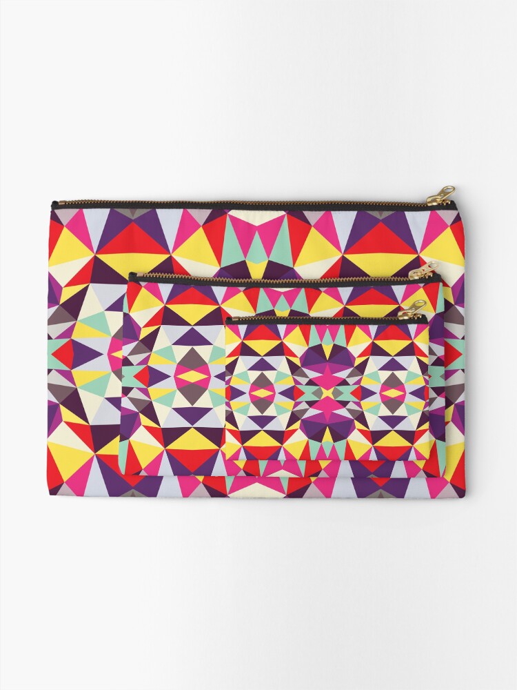 Alternate view of Disco Tribal Zipper Pouch