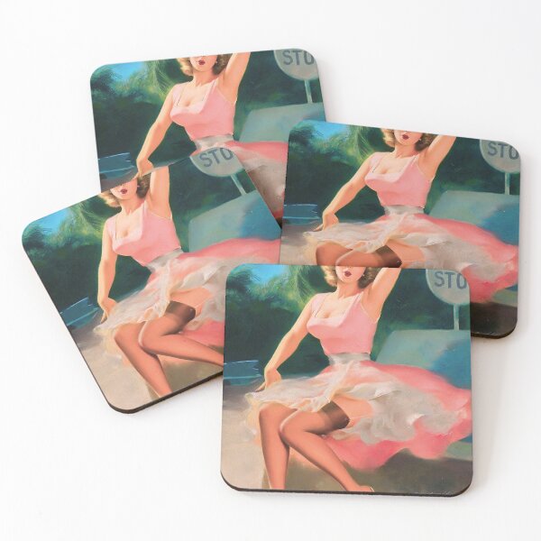 Item preview, Bus Stop Pin Up Art designed and sold by RBEnt.
