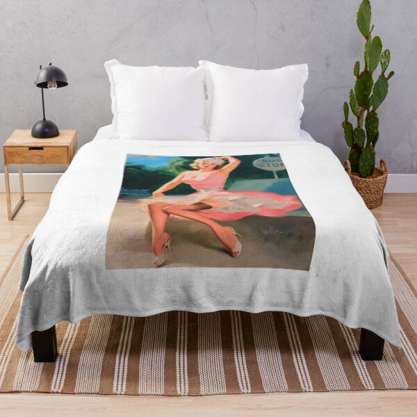 Item preview, Bus Stop Pin Up Art designed and sold by RBEnt.