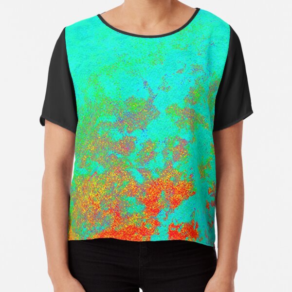 Cosmic Microwave Background Radiation (CMBR) Effect Chiffon Top