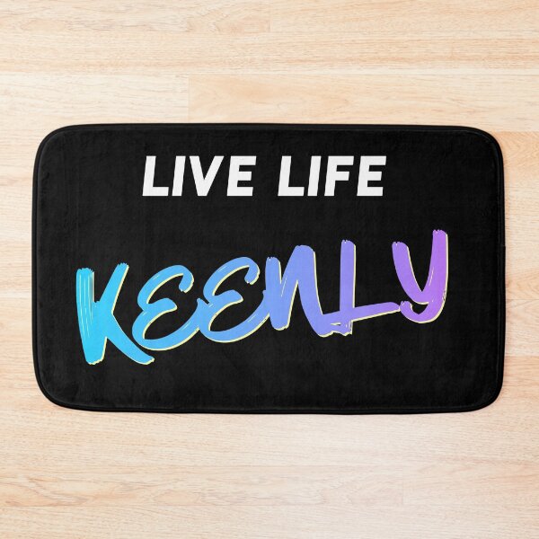 Item preview, Live Life Keenly Quote designed and sold by MotivationFlow.