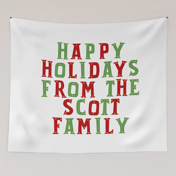 Item preview, Happy holidays from the Scott family designed and sold by Urosek.