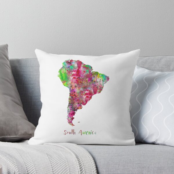Item preview, South America map designed and sold by Rosaliartbook.