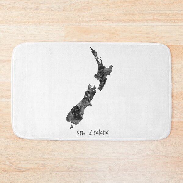 Item preview, New Zealand map designed and sold by Rosaliartbook.