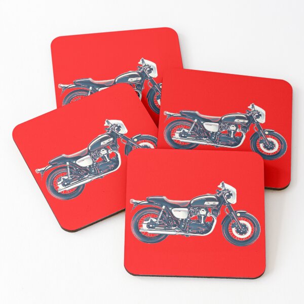 Kawasaki W800 2019 Cafe Coasters (Set of 4)