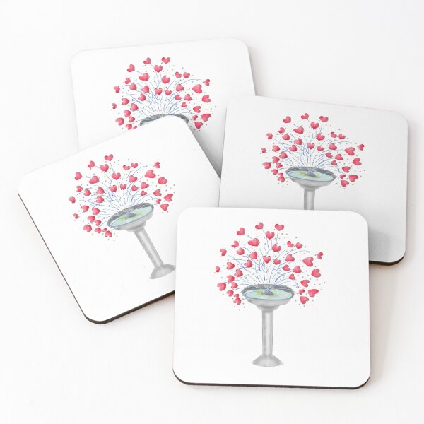 Item preview, Romantic Fountain of Hearts designed and sold by roseofgold.