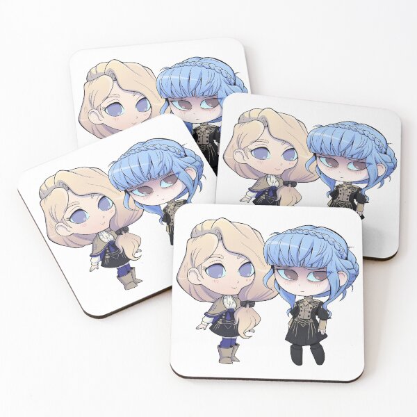 Item preview, Mercedes and Marianne - Fire Emblem Three Houses - Chibi Cutie designed and sold by kickgirl.