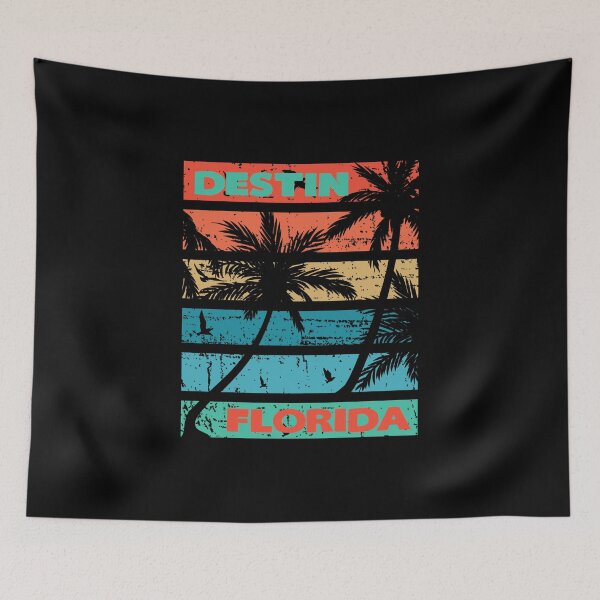 Item preview, Destin Florida Palms and Seagulls designed and sold by KoolMoDee.