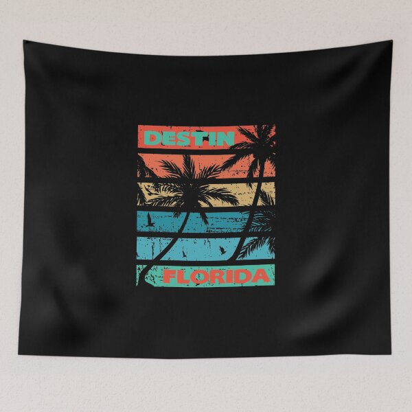 Item preview, Destin Florida Palms and Seagulls designed and sold by KoolMoDee.