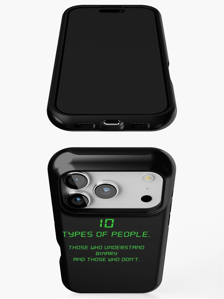 Thumbnail 3 of 4, iPhone Case, Binary code designed and sold by JPCustom.