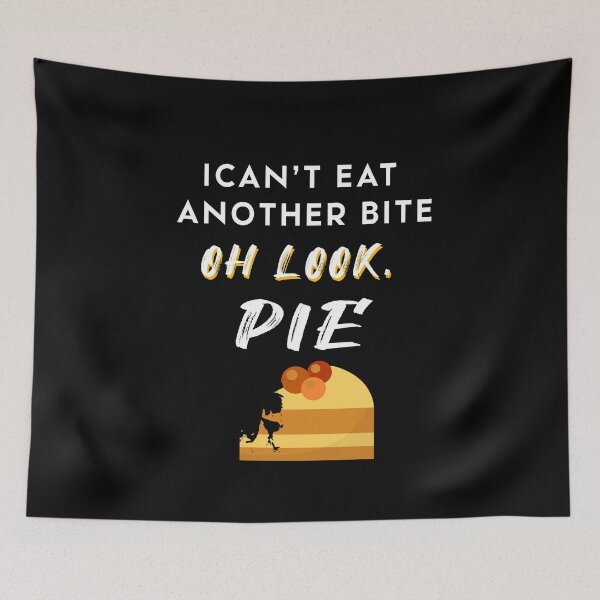 Item preview, I Can't Eat Another Bite Oh Look Pie Funny Thanksgiving T-Shirt designed and sold by Da-Gi.