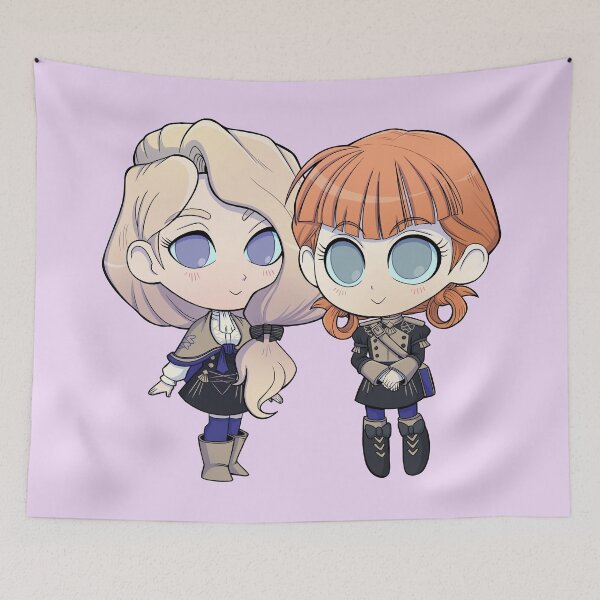 Item preview, Mercedes and Annette - Fire Emblem Three Houses - Chibi Cutie designed and sold by kickgirl.