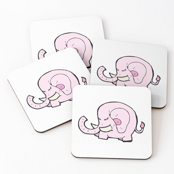 Item preview, Dreamy Pink Elephant Pet Funny Happy Sarcastic Cute Inspirational Spiritual Animal Birthday Gift designed and sold by EpsilonEridani.