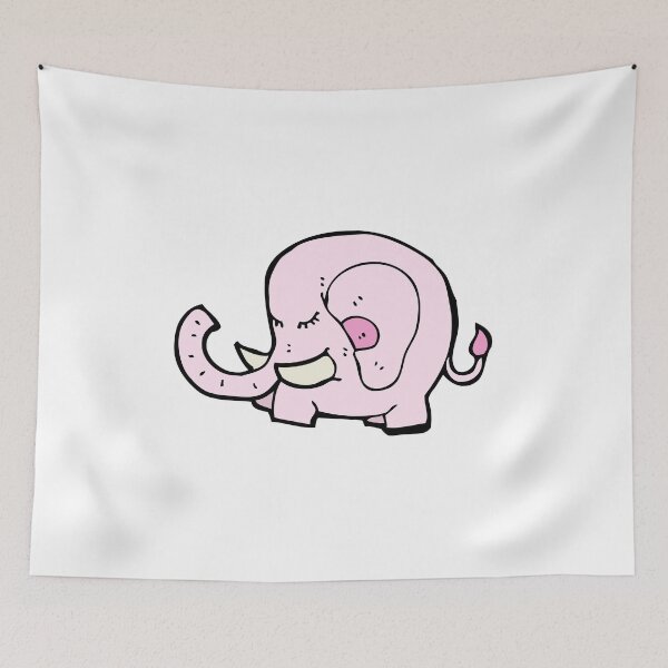 Item preview, Dreamy Pink Elephant Pet Funny Happy Sarcastic Cute Inspirational Spiritual Animal Birthday Gift designed and sold by EpsilonEridani.